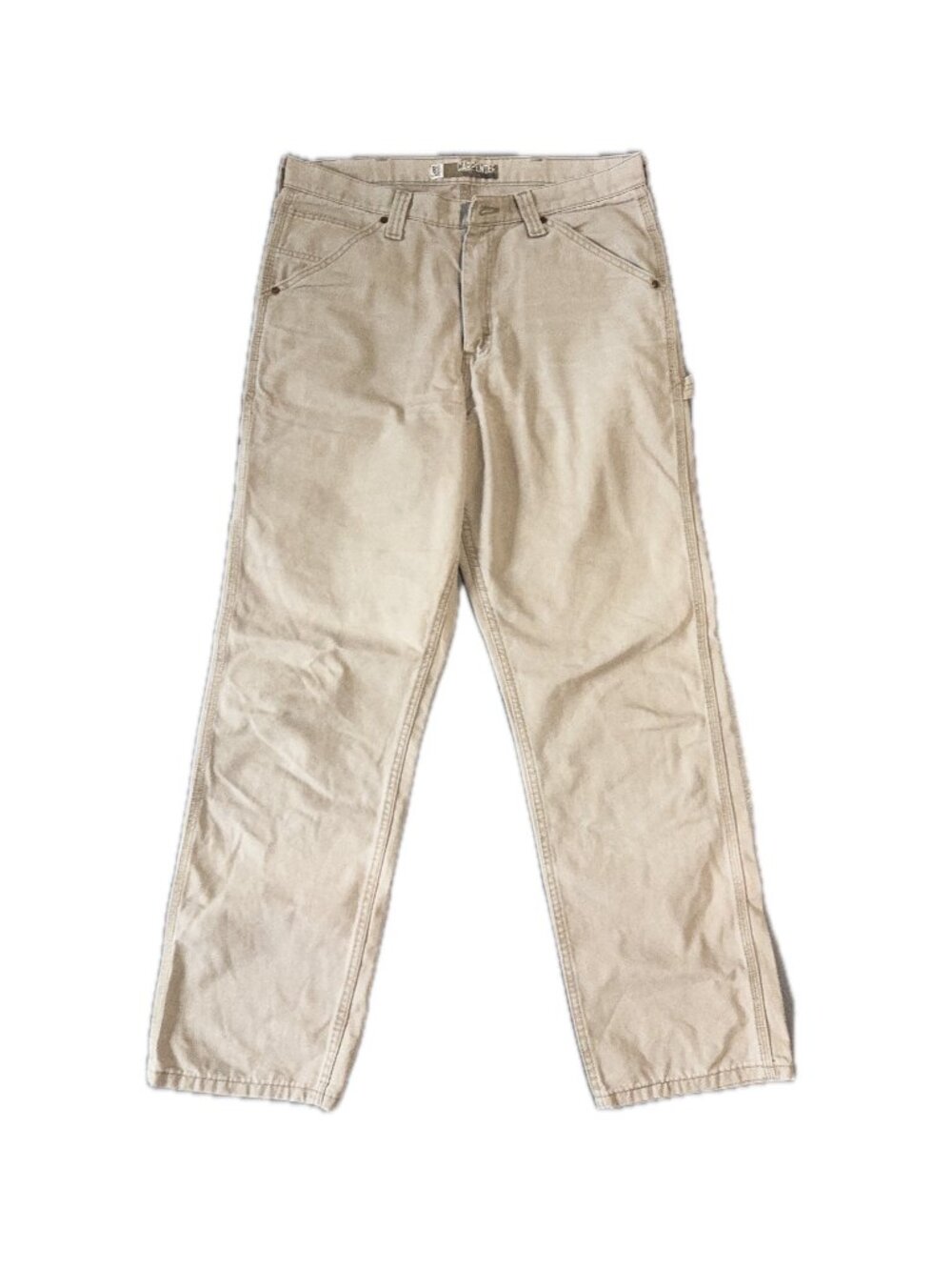 CARPENTER Khaki Workwear Carpenter Pants 34x34 Cotton Blend